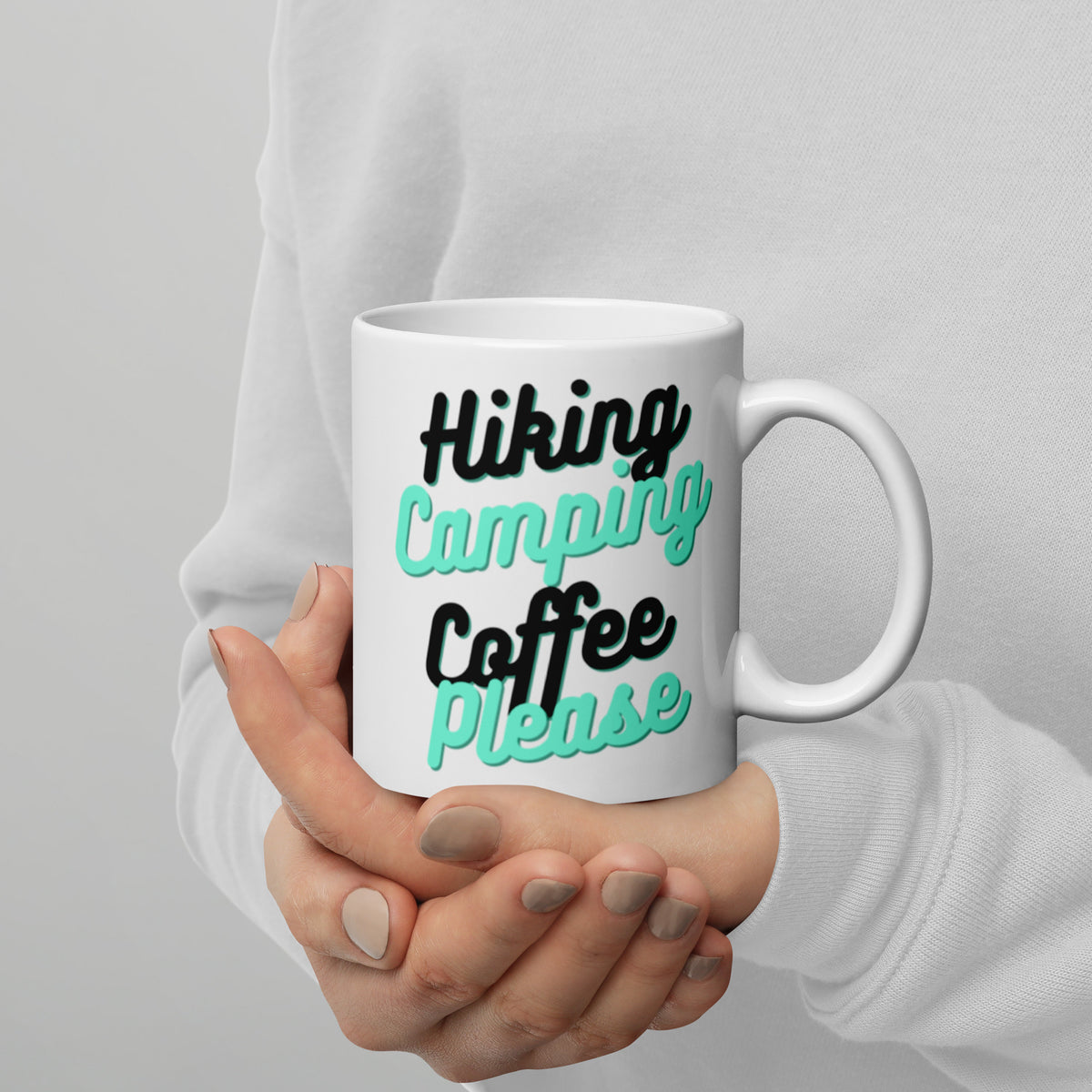 Hiking Camping Coffee Please Coffee Mug – Outdoor Pros Shop