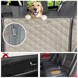 PETRAVEL Dog Car Seat Cover Waterproof Pet Travel Dog Carrier Hammock Car Rear Back Seat Protector Mat Safety Carrier For Dogs - Outdoor Pros Shop