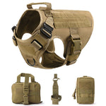 Tactical Military Vest Pet German Shepherd Golden Retriever Tactical  Training Dog Harness and Leash Set For All Breeds Dogs - Outdoor Pros Shop