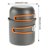 Camping Cookware Kit with Stove Outdoor Cooking Set  Outdoor Pot Travel Tableware Kitchen Hiking Picnic BBQ - Outdoor Pros Shop