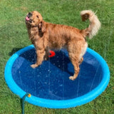 Pet Sprinkler Pad Play Cooling Mat, Swimming Pool Inflatable Water Spray Pad, Summer Cool Dog Bath, 100cm. - Outdoor Pros Shop