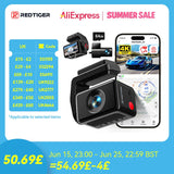 Dash Camera Front and Rear 4k Dash Cam  Drive Recorder for Wi Fi GPS Car Dvr for 24H Parking Mode Black Box for Car - Outdoor Pros Shop