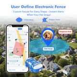 ‌4G Dog Cat GPS Tracker for Pets - Waterproof Smart Locator with App, Live Tracking & Light/Sound Search, Free Trial Included - Outdoor Pros Shop