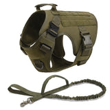 Tactical Military Vest Pet German Shepherd Golden Retriever Tactical  Training Dog Harness and Leash Set For All Breeds Dogs - Outdoor Pros Shop