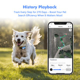 ‌4G Dog Cat GPS Tracker for Pets - Waterproof Smart Locator with App, Live Tracking & Light/Sound Search, Free Trial Included - Outdoor Pros Shop