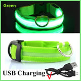 3 Modes Dog Luminous Charge Collar Led Usb Pet Collar Detachable Night Led Glow Dog Loss Prevention Collar Pet Accessories - Outdoor Pros Shop