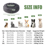 Calming Donut Bed For Dog and Cat, Super Soft Plush Pet Beds, Cute Fluffy Round Pet Bed Non-Slip Washable - Outdoor Pros Shop