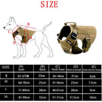 Tactical Military Vest Pet German Shepherd Golden Retriever Tactical  Training Dog Harness and Leash Set For All Breeds Dogs - Outdoor Pros Shop