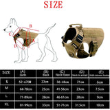 Tactical Military Vest Pet German Shepherd Golden Retriever Tactical  Training Dog Harness and Leash Set For All Breeds Dogs - Outdoor Pros Shop