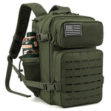 25L Tactical Backpack Bag For Outdoor Fitness  For Women/Men EDC Hiking Survival Rucksack With Bottle Holder - Outdoor Pros Shop