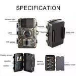 Wildlife Scouting 1080P Screen Hunting Trail Camera 16MP 0.7s Trigger Times Outdoor Wildlife Photo Traps Infrared Night Vision - Outdoor Pros Shop