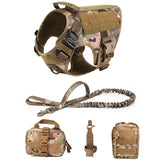 Tactical Military Vest Pet German Shepherd Golden Retriever Tactical  Training Dog Harness and Leash Set For All Breeds Dogs - Outdoor Pros Shop