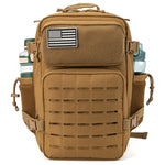 25L Tactical Backpack Bag For Outdoor Fitness  For Women/Men EDC Hiking Survival Rucksack With Bottle Holder - Outdoor Pros Shop