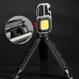 1Pc Camping Light Tripod For Mini LED Light Pocket Keychain Flashlight Light Stand Emergency Outdoor Supplies - Outdoor Pros Shop