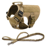 Tactical Military Vest Pet German Shepherd Golden Retriever Tactical  Training Dog Harness and Leash Set For All Breeds Dogs - Outdoor Pros Shop