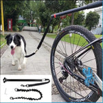 Bicycle Walking Dog Leash, Dog Leash, Removable Elastic Dog Bicycle Leash, Metal Leash, Cycling Liugo - Outdoor Pros Shop