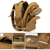 25L Tactical Backpack Bag For Outdoor Fitness  For Women/Men EDC Hiking Survival Rucksack With Bottle Holder - Outdoor Pros Shop