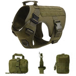 Tactical Military Vest Pet German Shepherd Golden Retriever Tactical  Training Dog Harness and Leash Set For All Breeds Dogs - Outdoor Pros Shop