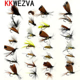 30 Fly fishing lures, artificial lure bait. 