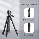 Phone Tripod with Phone Holder & Lamp;  Remote - Outdoor Pros Shop