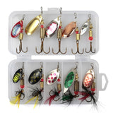 Metal Spoon Spinner Fishing Lure 10pcs Set - Outdoor Pros Shop