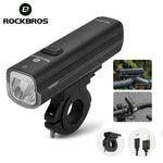 Bike mounted headlight on the handlebars and power bank Reach is about 200M .  5 Modes: Super Bright / High / Middle / Low / Flash