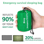 Waterproof Lightweight Thermal Emergency Sleeping Bag - Outdoor Pros Shop