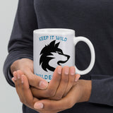 Keep it Wild Wilderness White glossy coffee mug - Outdoor Pros Shop