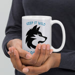 Keep it Wild Wilderness White glossy coffee mug - Outdoor Pros Shop